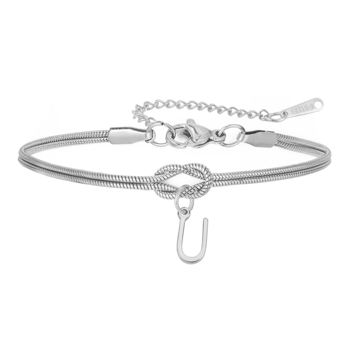 Personal Connection Initial Bracelet, clasp and chain detail 8
