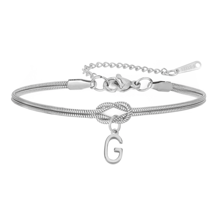Personal Connection Initial Bracelet, side view 6