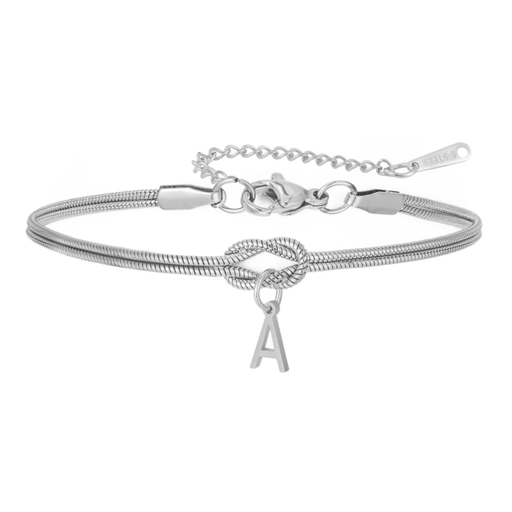 Personal Connection Initial Bracelet, side view 5