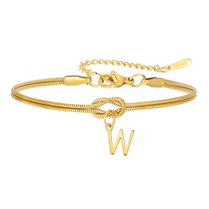 Personal Connection Initial Bracelet, clasp and chain detail 4