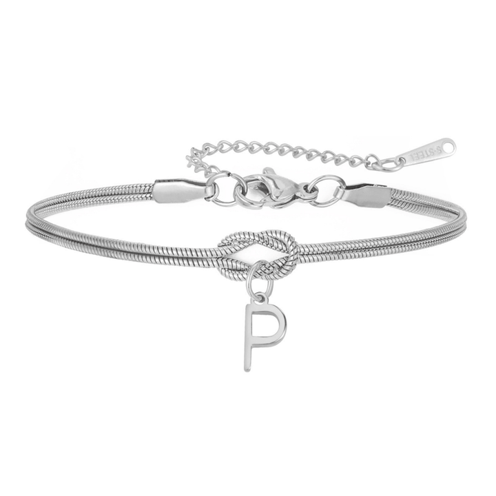 Personal Connection Initial Bracelet, close-up detail 8